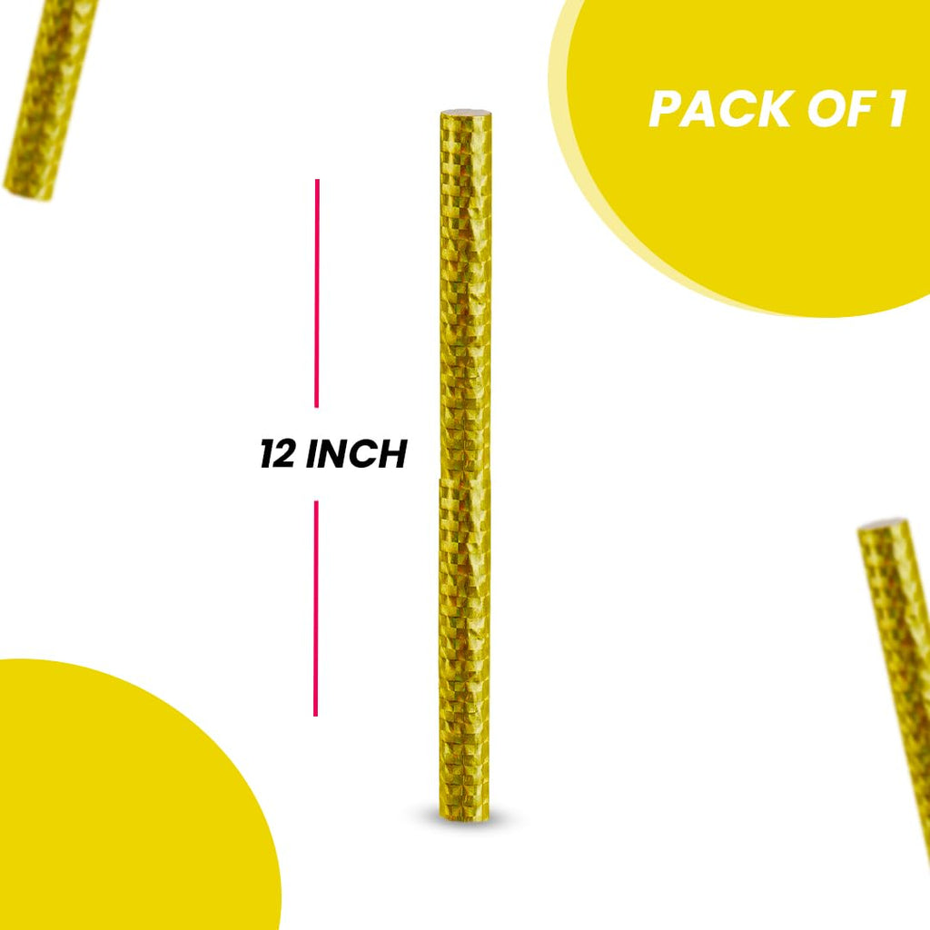 Wanna Party Long Black Sparkly Candle for Birthday Cake Candle Decoration,Cake Toppers-1 Feet Long