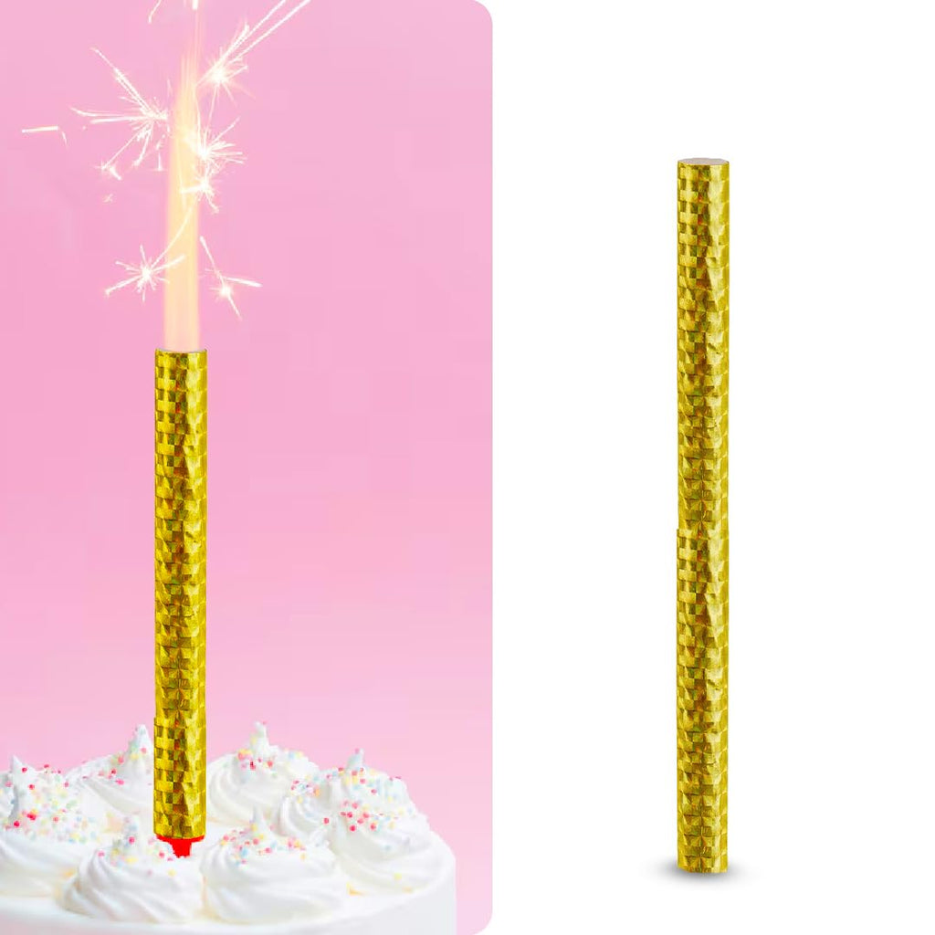 Wanna Party Long Black Sparkly Candle for Birthday Cake Candle Decoration,Cake Toppers-1 Feet Long