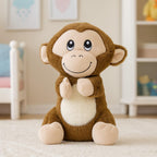Amazon Brand - Jam & Honey Clapping Toy – Monkey | 30 cm Interactive Plush | Sound-Responsive | BIS Certified | Non-Toxic | for Kids 3+ Years