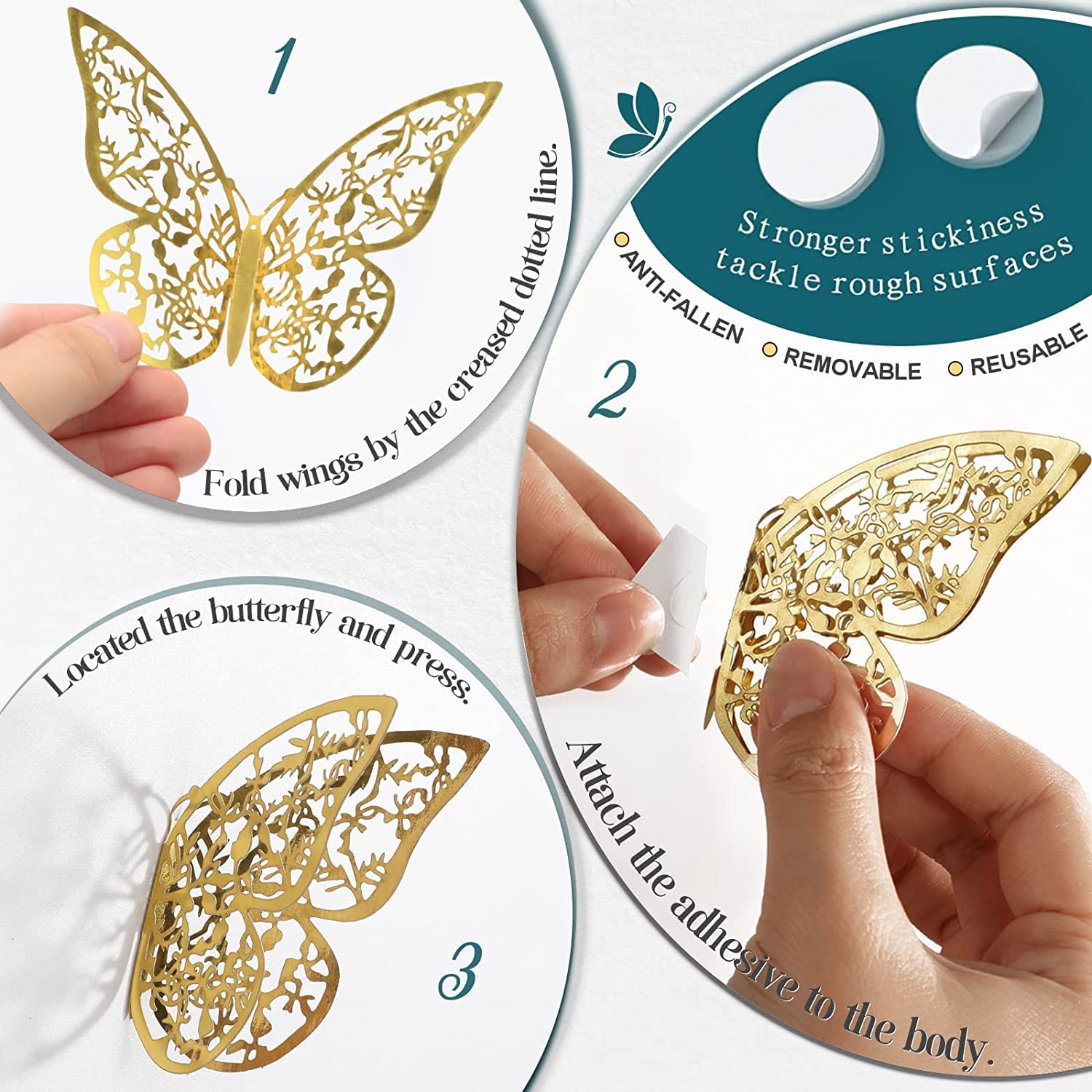 Party Propz Butterfly Theme Birthday Decorations - 80 Pcs Purple Happy Birthday Decoration Kit | Purple Balloons for Girls | birthday decoration curtains