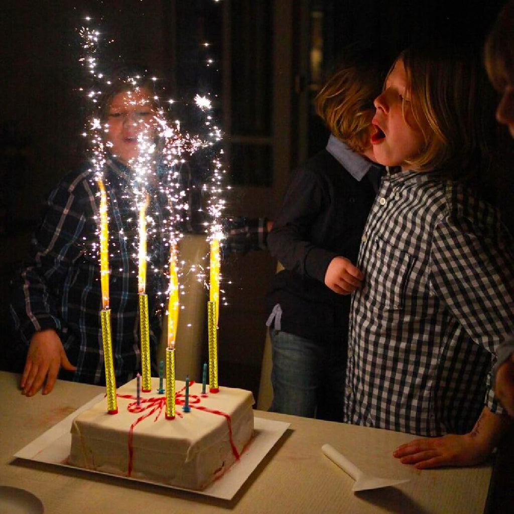 Wanna Party Long Black Sparkly Candle for Birthday Cake Candle Decoration,Cake Toppers-1 Feet Long